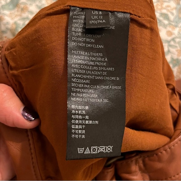 Free People Faux Leather Mini Skirt - Picture 4 of 6